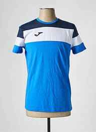 Tricou croială cambrată mâneci scurte albastru JONA bărbat