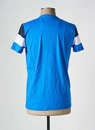 Tricou croială cambrată mâneci scurte albastru JONA bărbat