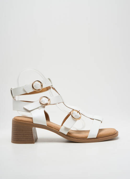 Sandale/Pantofi decupați alb STEPHAN  femeie