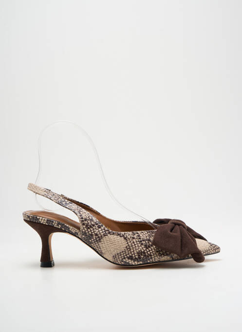 Pantofi cu toc maro BELLUCCI femeie
