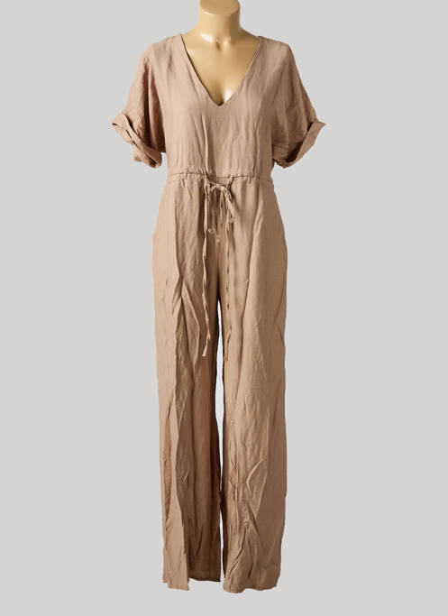 Salopetă-pantalon bej FASHION femeie