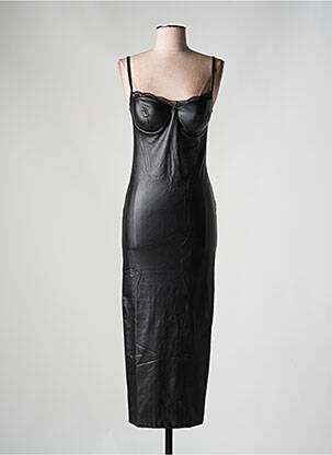 Rochie lungă negru COPPEROSE femeie