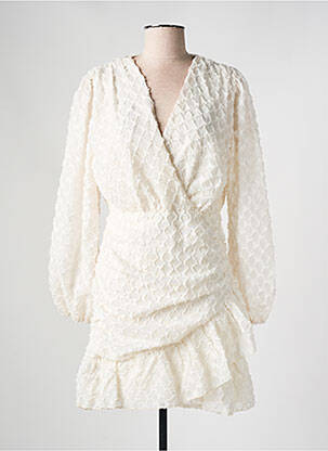 Rochie scurtă alb FLAMANT ROSE femeie