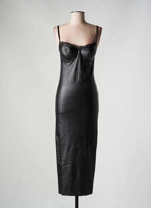 Rochie lungă negru COPPEROSE femeie