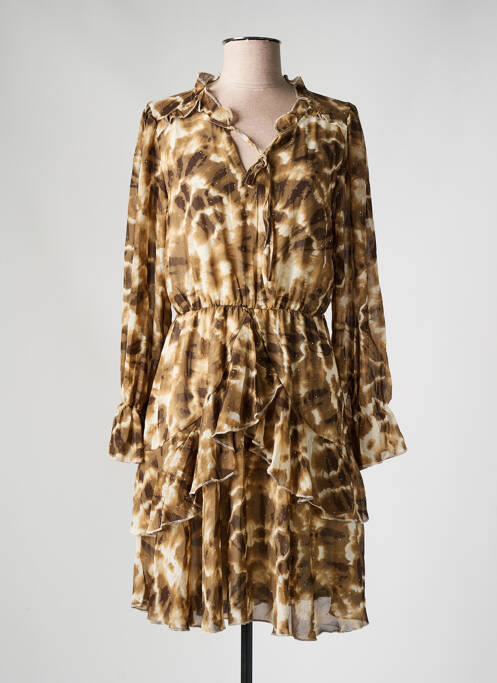 Rochie midi maro FLAMANT ROSE femeie