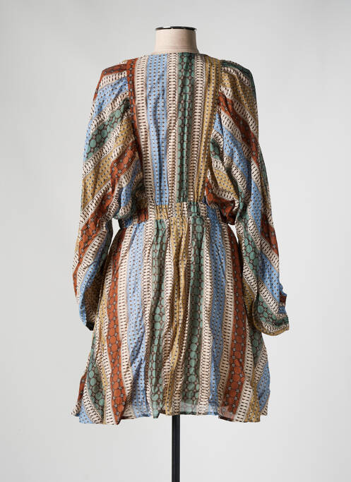 Rochie scurtă maro KILKY femeie