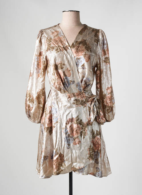 Rochie scurtă bej LILI & LALA femeie