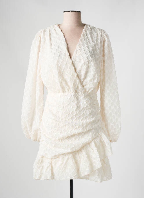 Rochie scurtă alb FLAMANT ROSE femeie