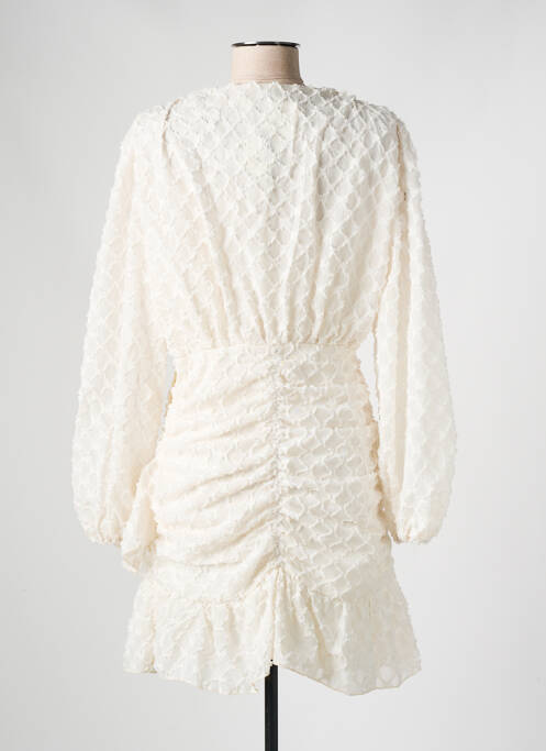 Rochie scurtă alb FLAMANT ROSE femeie