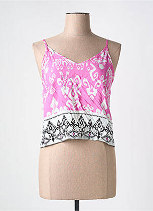 Top roz M & G MONOGRAM femeie