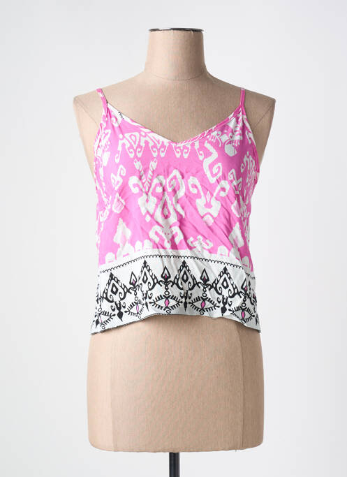 Top roz M & G MONOGRAM femeie