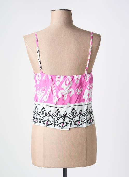 Top roz M & G MONOGRAM femeie