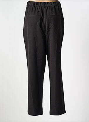Pantalon drept țesătură crep mărime normală negru PIECES femeie