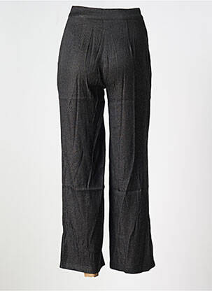 Pantalon drept talie cu cleme talie înaltă negru SOPHYLINE femeie