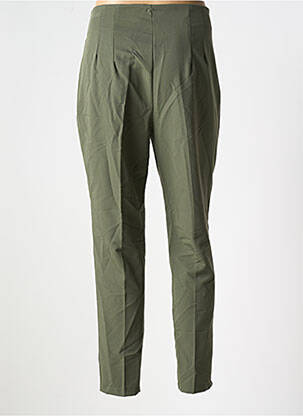 Pantalon slim talie înaltă talie înaltă verde COPPEROSE femeie