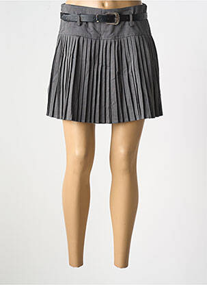 Fustă scurtă gri PEACE N'LOVE femeie