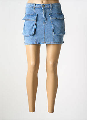 Fustă scurtă albastru YU & ME femeie