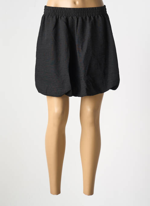 Fustă scurtă negru PIECES femeie