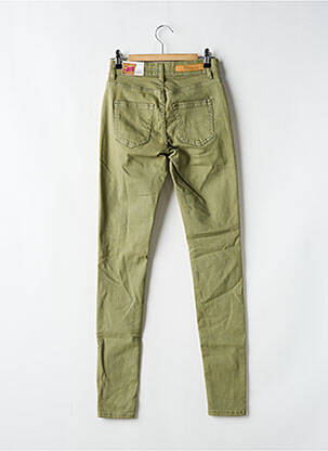Pantalon slim buzunare verde ONLY femeie