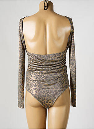 Body guler rotund mâneci lungi auriu JS MILLENIUM femeie