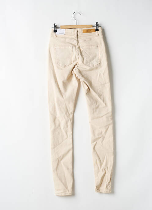 Pantalon slim bej ONLY femeie