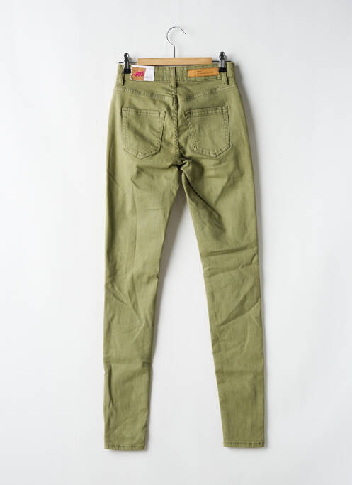 Pantalon slim verde ONLY femeie