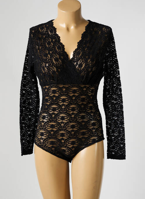 Body negru PEACE N'LOVE femeie