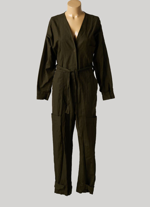 Salopetă-pantalon verde BANDITAS FROM MARSEILLE femeie