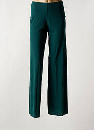 Pantalon evazat elasticitate mărime normală verde închis PAIN DE SUCRE femme