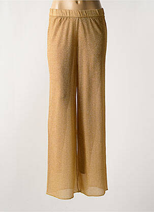 Pantalon larg auriu OSÉREE femeie