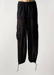 Pantalon cargo mărime normală mărime normală negru OSÉREE femme