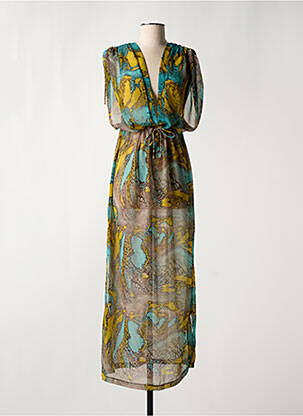 Rochie lungă maro PAIN DE SUCRE femeie