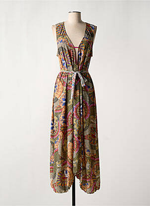 Rochie lungă maro PAIN DE SUCRE femeie