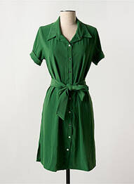 Rochie scurtă mâneci scurte mâneci scurte verde PAIN DE SUCRE femme