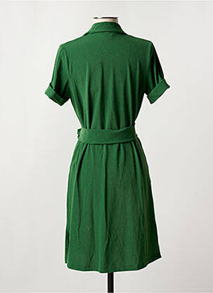 Rochie scurtă mâneci scurte mâneci scurte verde PAIN DE SUCRE femeie