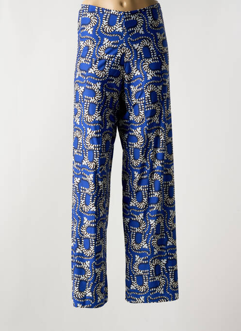 Pantalon evazat albastru PAIN DE SUCRE femeie