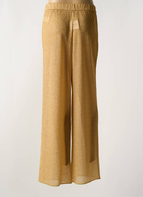 Pantalon larg auriu OSÉREE femeie