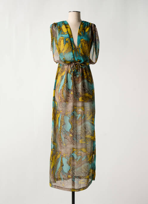 Rochie lungă maro PAIN DE SUCRE femeie