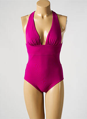 Costum de baie dintr-o singură piesă top triunghiuri top triunghiuri violet PAIN DE SUCRE femeie