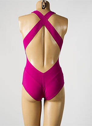 Costum de baie dintr-o singură piesă top triunghiuri top triunghiuri violet PAIN DE SUCRE femeie