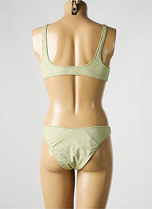 Costum de baie din două piese bretele elastice sutiene verde OSÉREE femeie