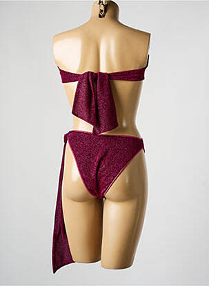 Costum de baie din două piese top bentiță top bentiță roz OSÉREE femeie