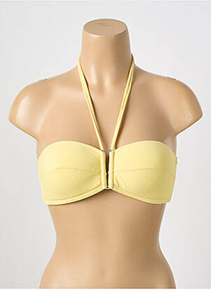 Sutien de costum de baie top bentiță top bentiță galben PAIN DE SUCRE femeie