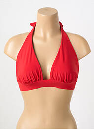 Sutien de costum de baie top triunghiuri top triunghiuri roșu PAIN DE SUCRE femeie