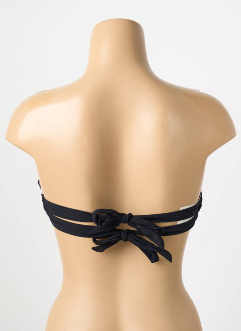 Sutien de costum de baie închidere cu legături de legat top bentiță negru PAIN DE SUCRE femme