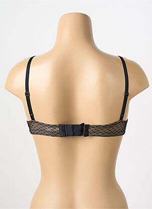 Sutien bretele elastice reglabile top triunghiuri negru SUGGEST femeie