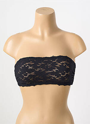 Sutien fără armatură top bentiță negru PAIN DE SUCRE femeie
