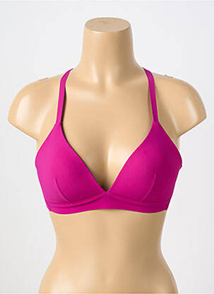 Sutien de costum de baie închidere cu legături de legat top triunghiuri violet PAIN DE SUCRE femeie