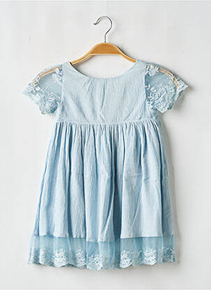 Rochie midi albastru LES PETITS INCLASSABLES fată