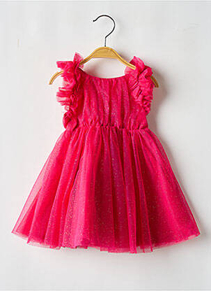 Rochie lungă roz LES PETITS INCLASSABLES fată